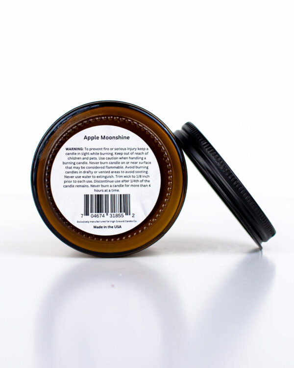 Bison Tallow Candle - Apple Moonshine - Image 4