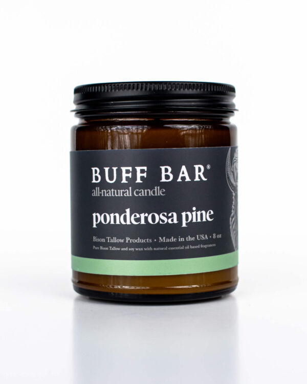 Bison Tallow Candle - Ponderosa Pine